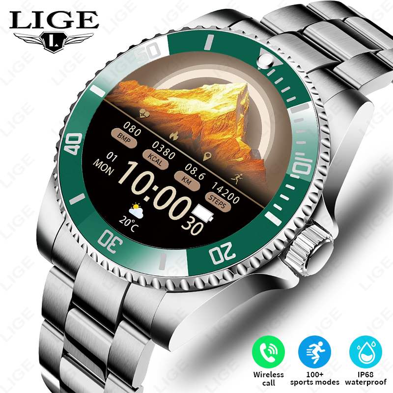Luxury Watch In The World - LIGE New Smart Watch Men Bluetooth