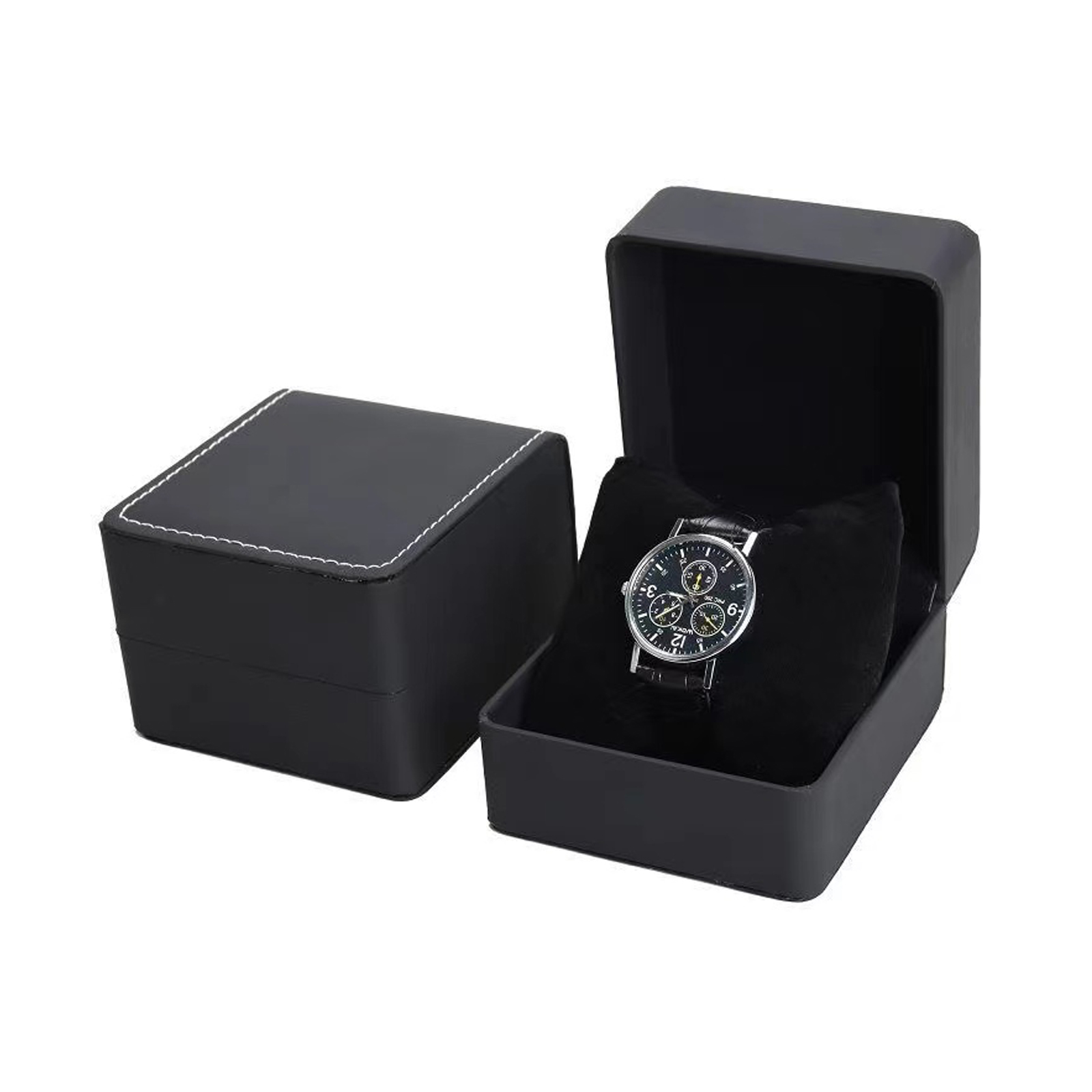 Luxury Watch Travel Case - Lnofxas Black Single Watch Gift Box
