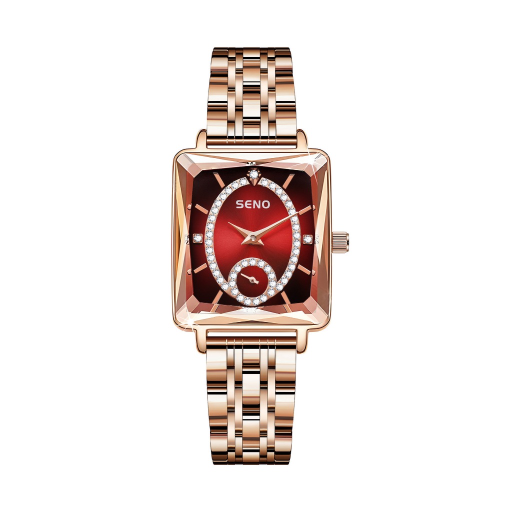 Luxury Watch In The World - SENO Women's Luxury Square Quartz Watch