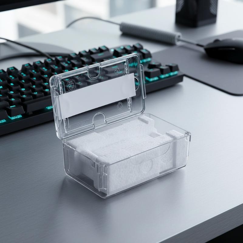 Luxury Watch Travel Case - Vintage Transparent Single Watch Box for