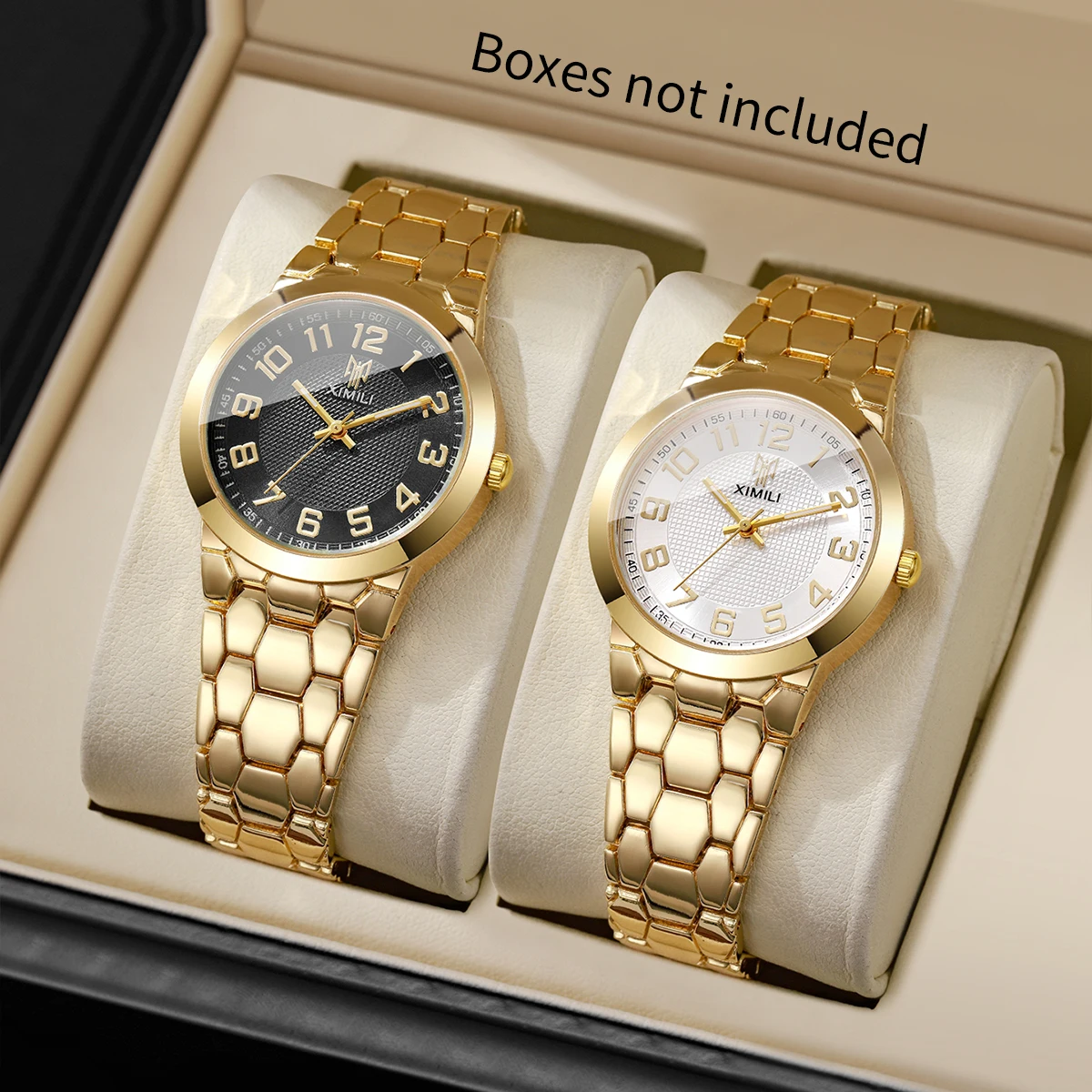 Luxury Watch Gold And Black - Luxury Gold Tone Women's Wristwatch Black