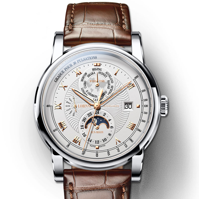 LOBINNI Men Automatic Watch 42 - Luxury Watch In The World recension och pris