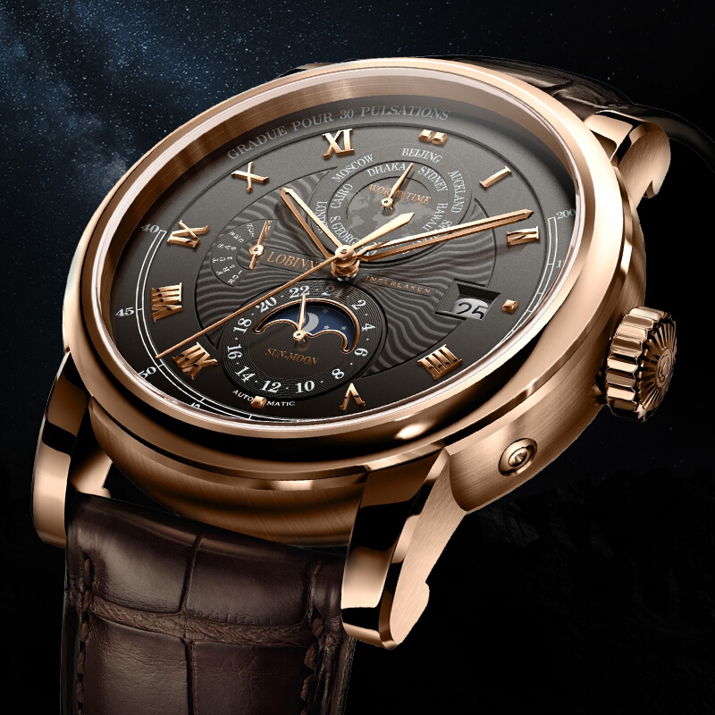 LOBINNI Men Automatic Watch 42 - Luxury Watch In The World recension och pris