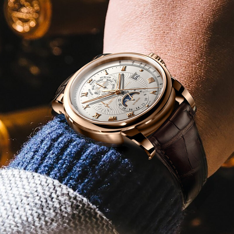 LOBINNI Men Automatic Watch 42 - Luxury Watch In The World recension och pris