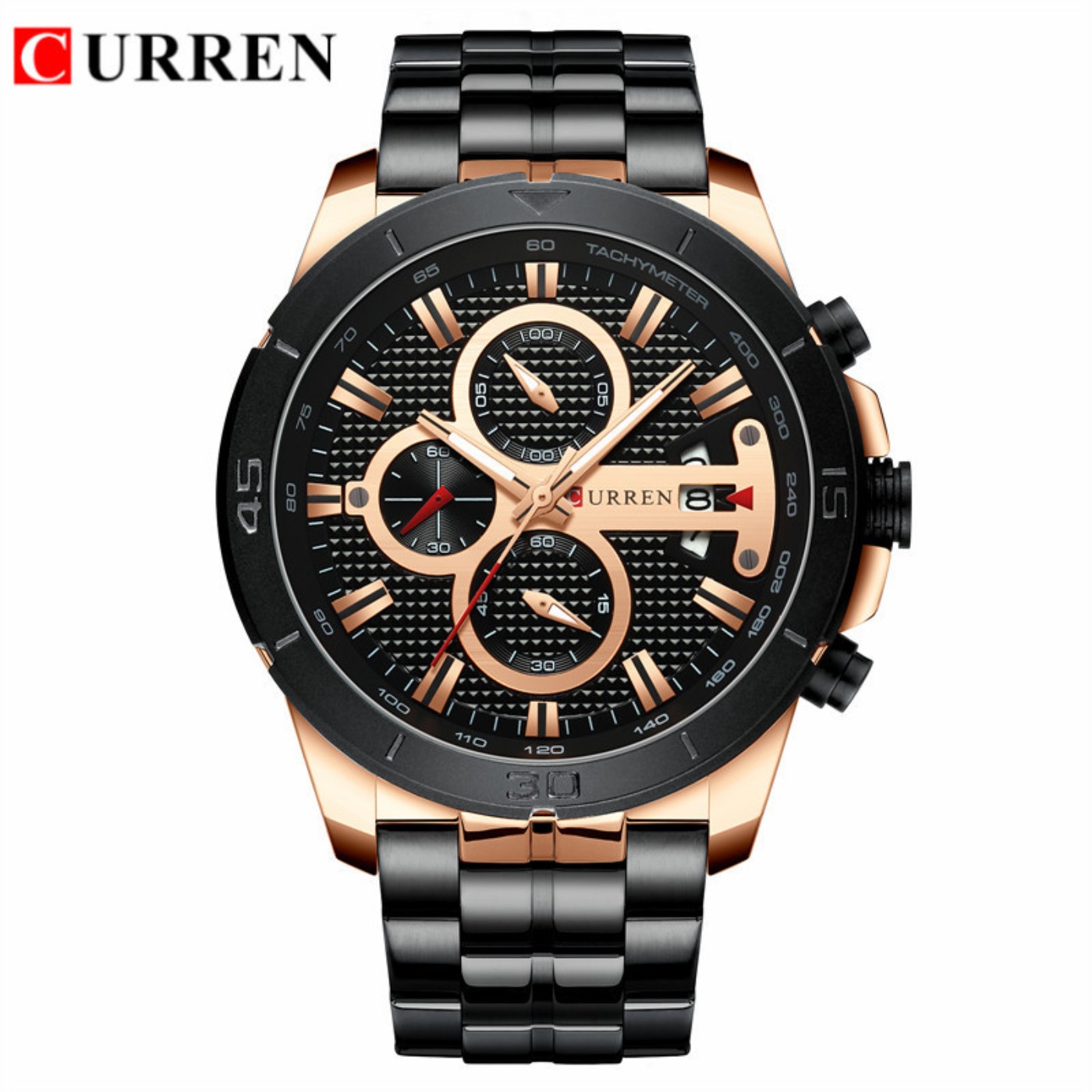 CURREN Watch Men Waterproof Ch - Luxury Watch Brand recension och pris