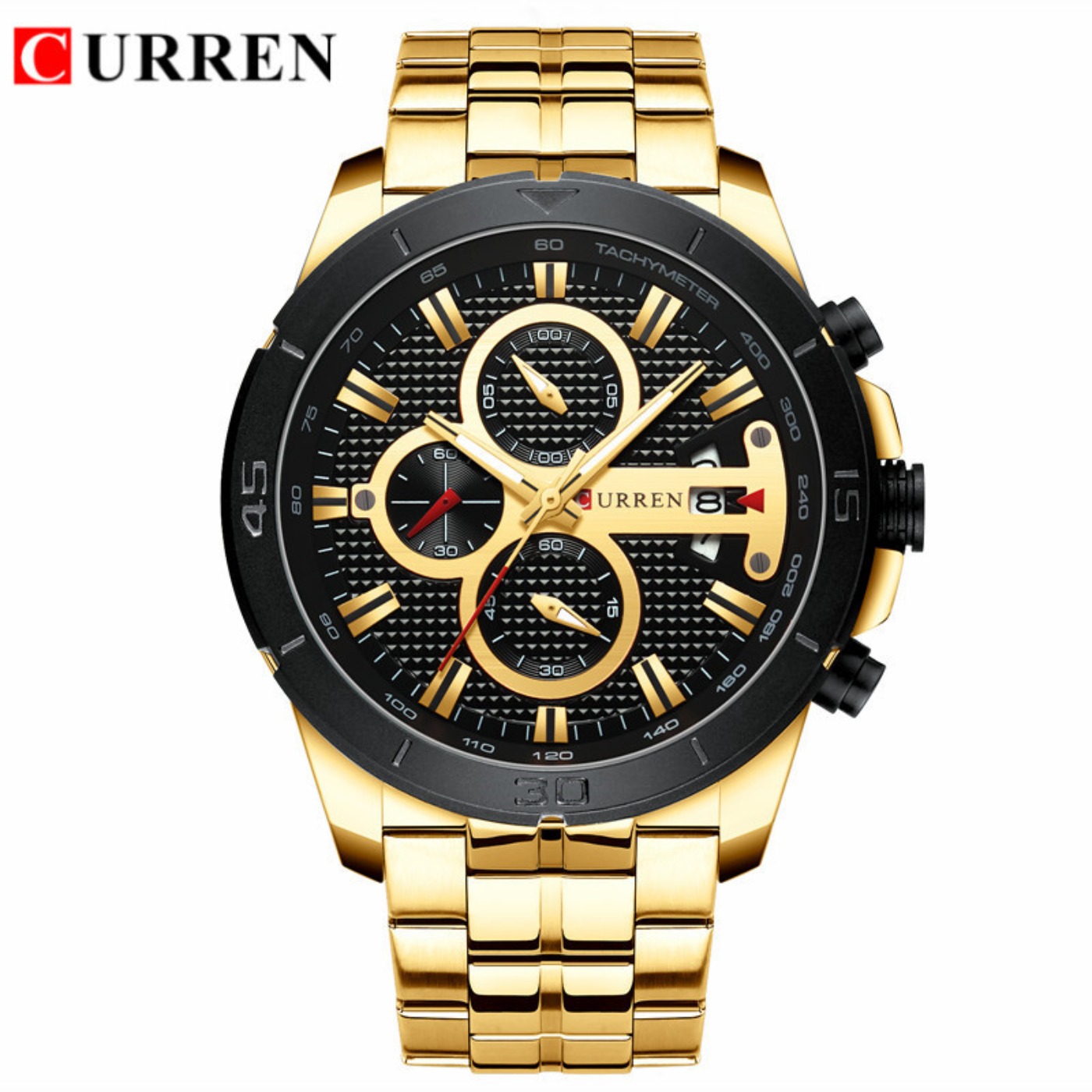 CURREN Watch Men Waterproof Ch - Luxury Watch Brand recension och pris