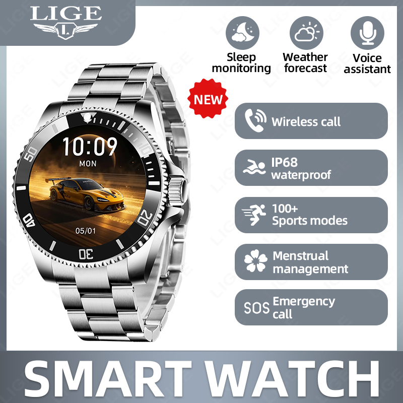 LIGE Business Smart Watch Men  - Luxury Watch In The World recension och pris