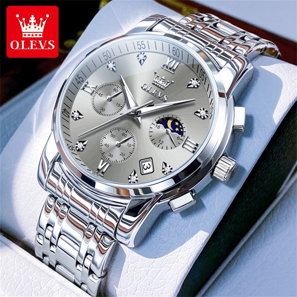 OLEVS 2858 Quartz Watch for Me - Luxury Watch Men recension och pris