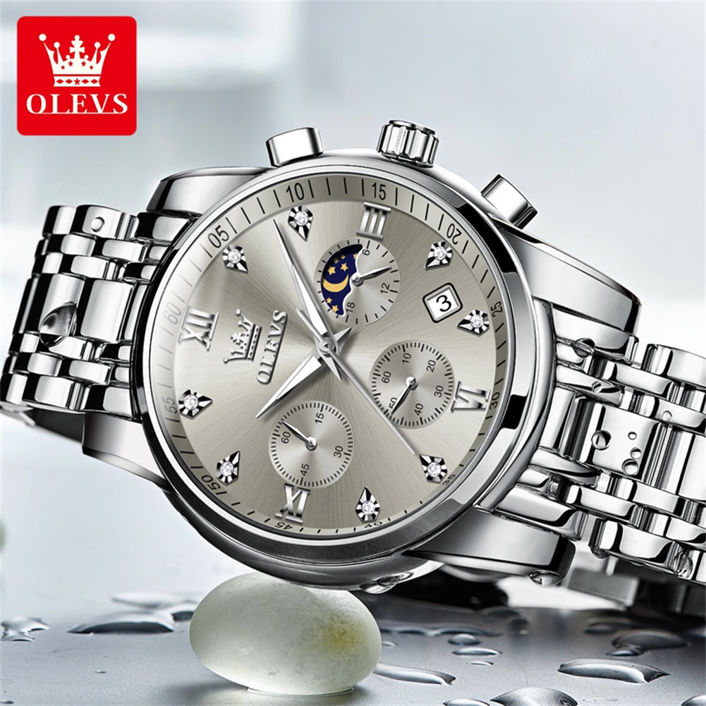 OLEVS 2858 Quartz Watch for Me - Luxury Watch Men recension och pris