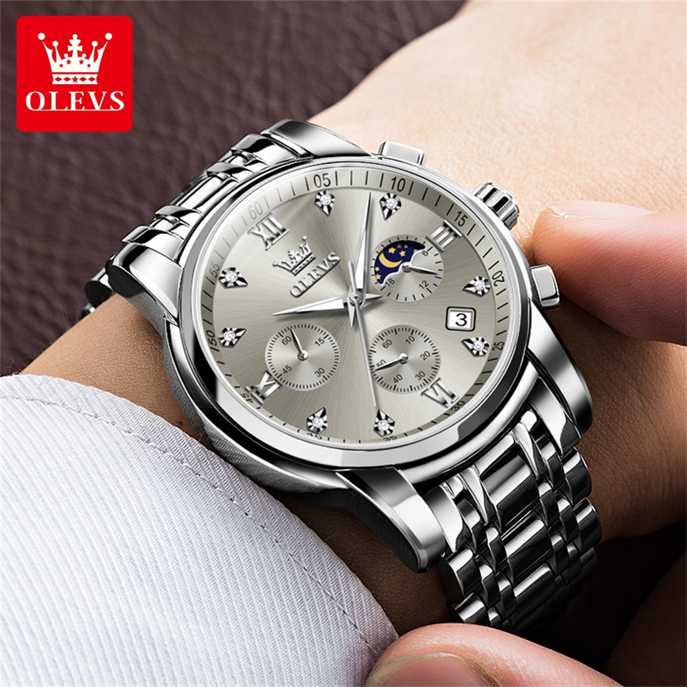 OLEVS 2858 Quartz Watch for Me - Luxury Watch Men recension och pris