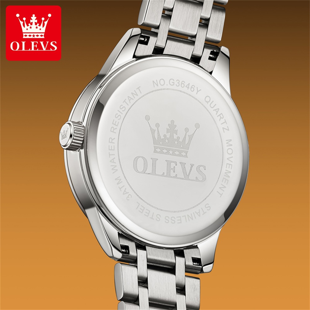 OLEVS Moon Phase men's watches - Luxury Watch Brand recension och pris