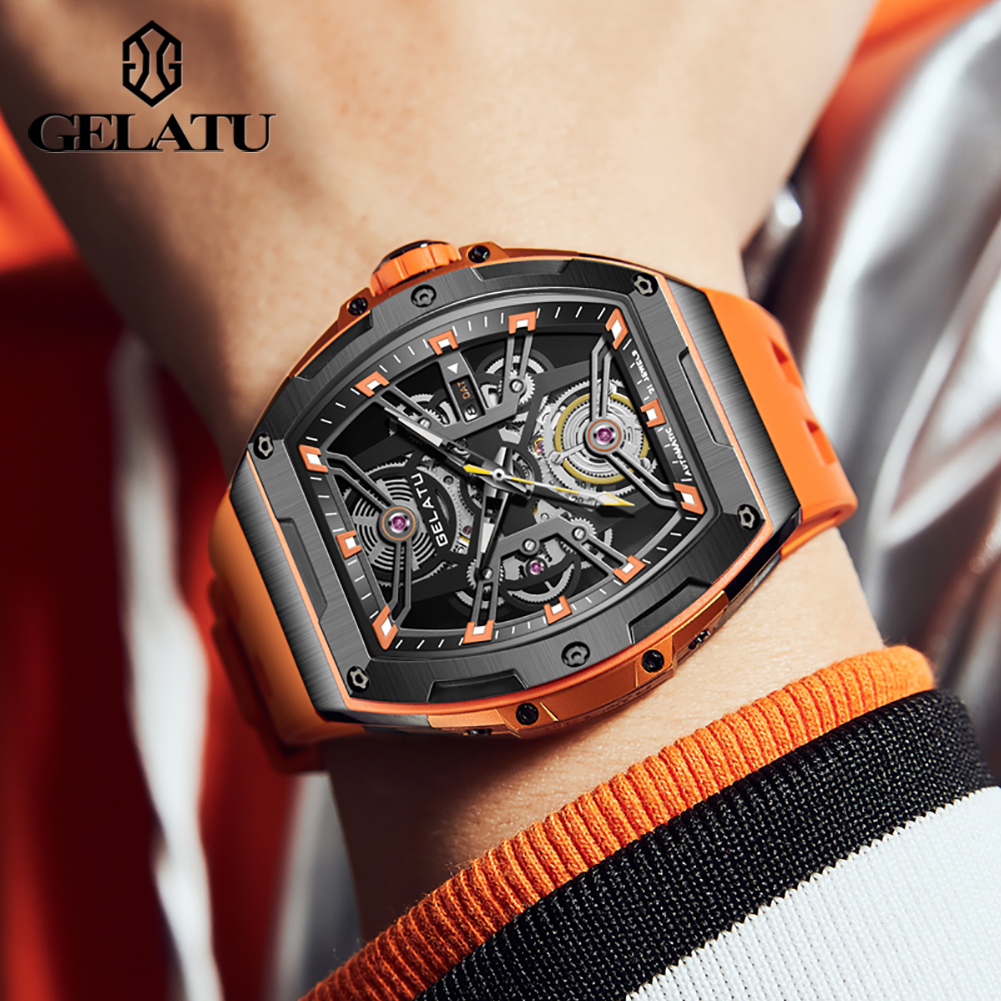 GELATU Men's Watches Trend Fas - Luxury Watch Leather recension och pris