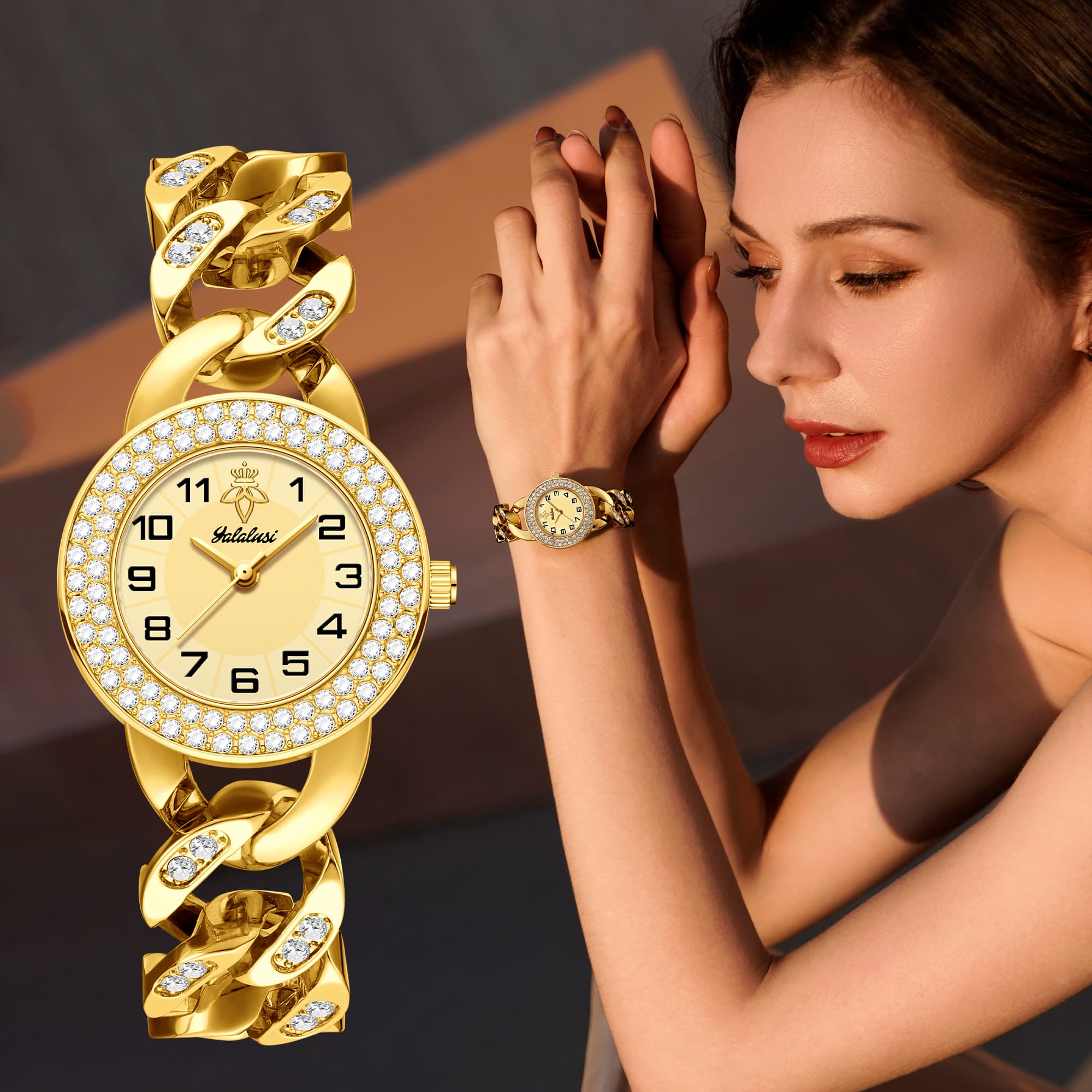 YaLaLuSi Stylish Ladies’ Luxur - Luxury Watch List recension och pris