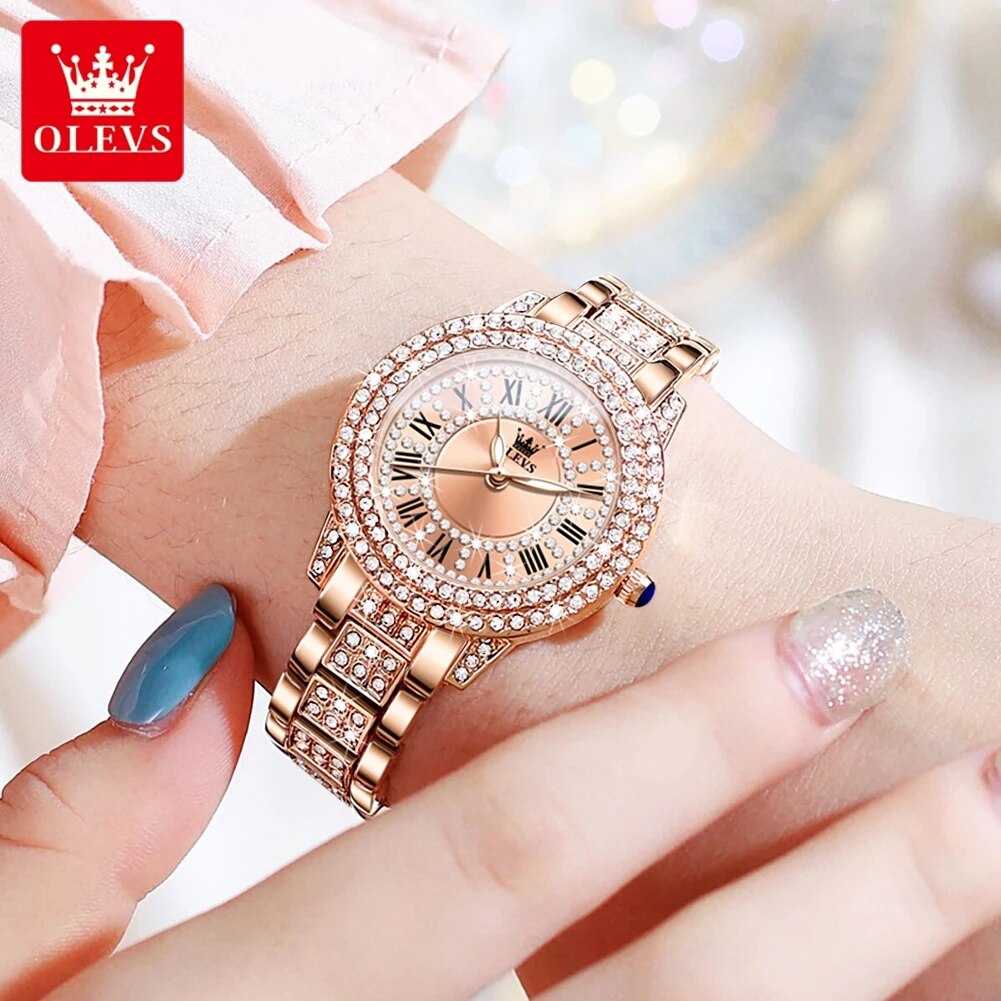 OLEVS 9943 Luxury All Diamond  - Ladies Luxury Watch recension och pris