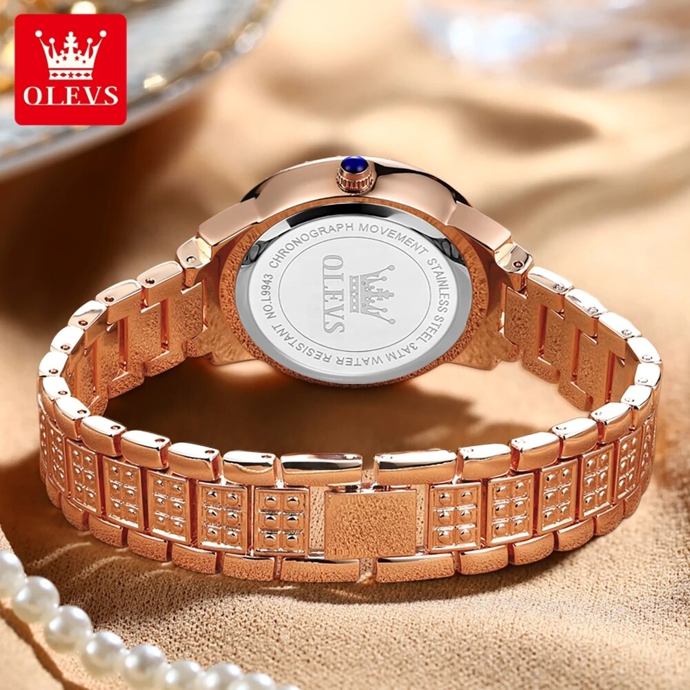 OLEVS 9943 Luxury All Diamond  - Ladies Luxury Watch recension och pris