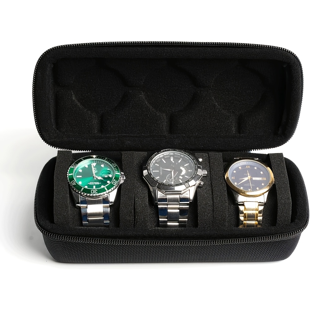 1/2 PC Luxury 3-slot Watch Tra - Luxury Watch Travel Case recension och pris