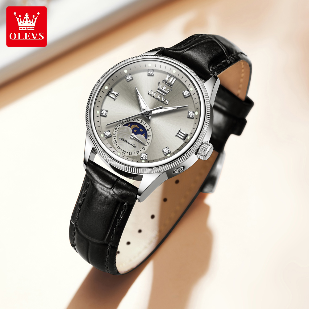 OLEVS Moon Phase Fashion Women - Luxury Watch Moon Phase recension och pris