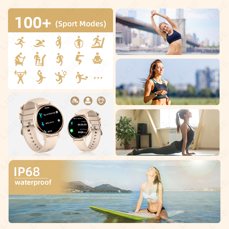 2026 LIGE Women Smart Watch Lu - Luxury Watch In The World recension och pris