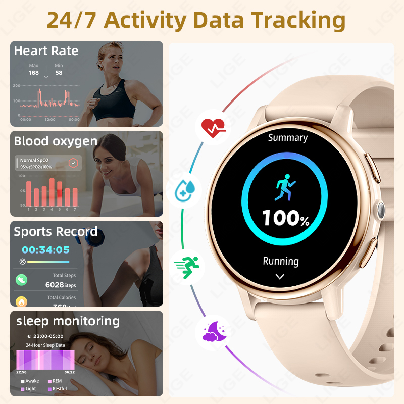 2026 LIGE Women Smart Watch Lu - Luxury Watch In The World recension och pris