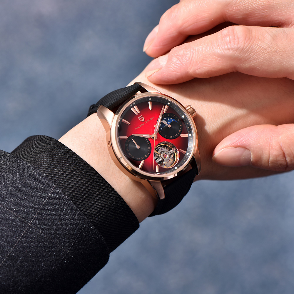 2025 New PAGANI DESIGN Watches - Luxury Watch Leather recension och pris