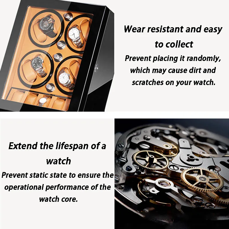 Luxury 8 Slots Watch Winders A - Luxury Watch Winder Box recension och pris