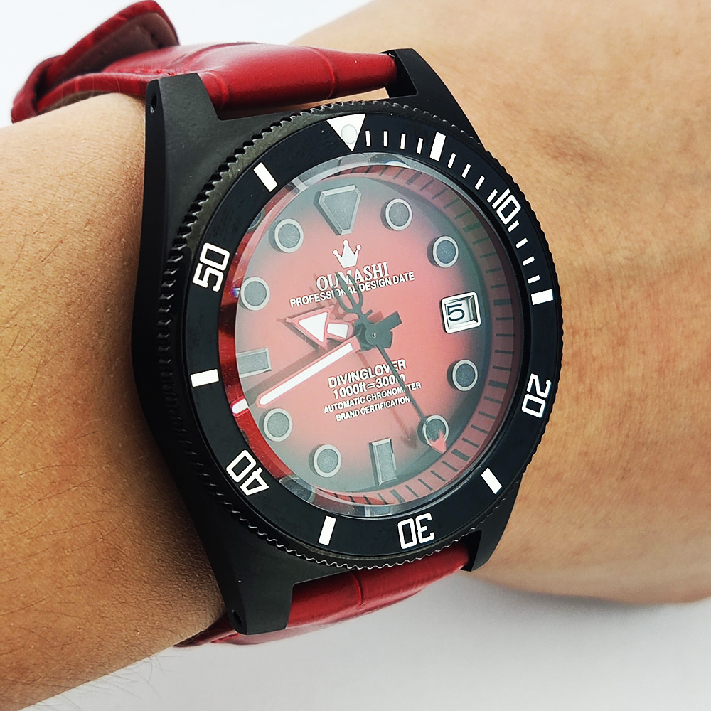 40.5mm customized watch NH35 M - Luxury Watch Leather recension och pris
