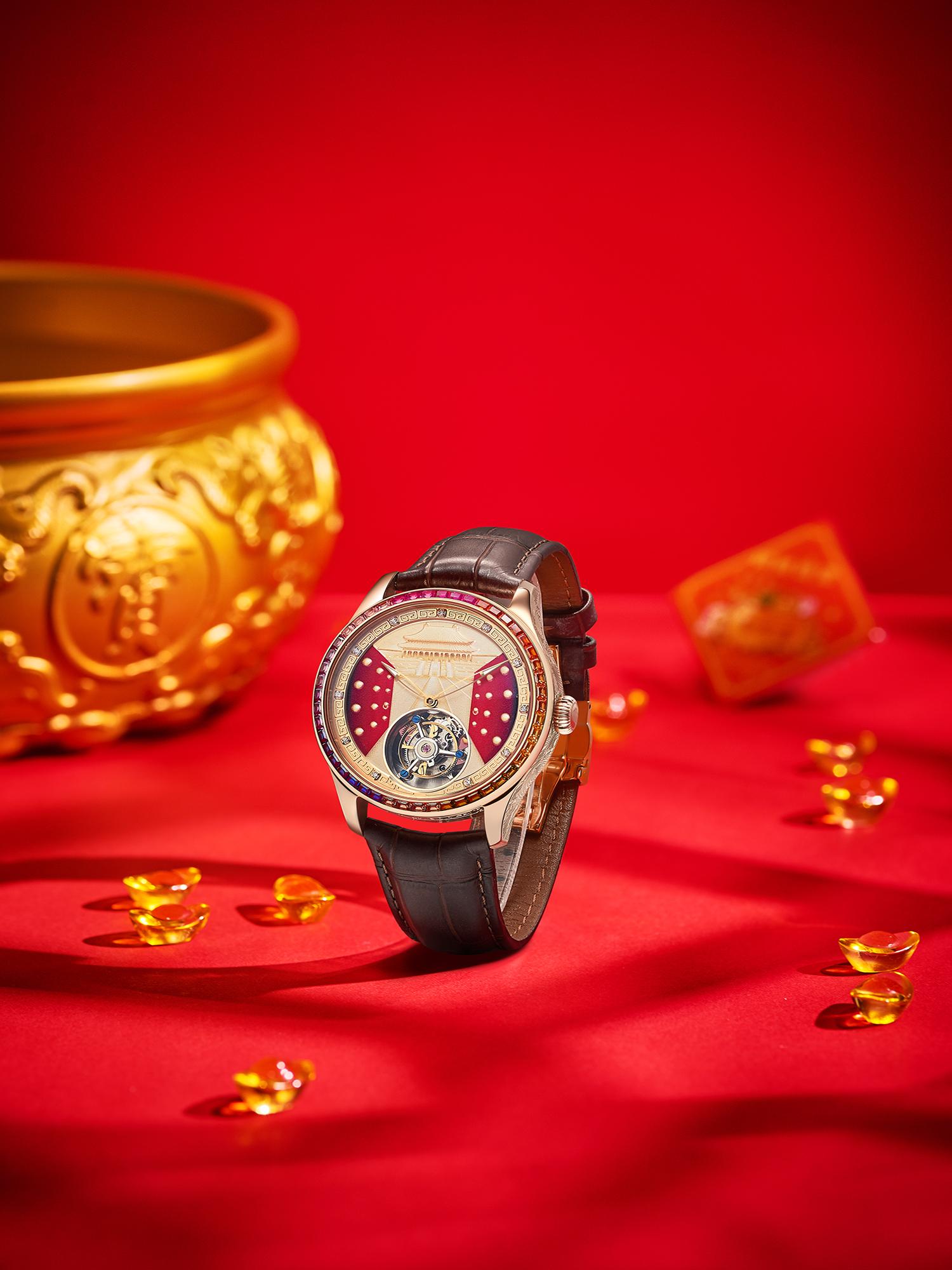 Men's watch with automatic mec - Tourbillon Movement Watch recension och pris