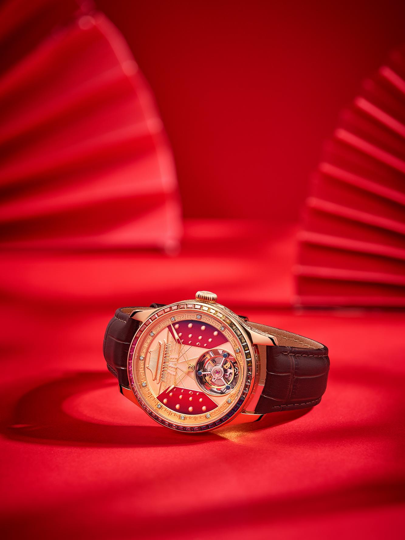 Men's watch with automatic mec - Tourbillon Movement Watch recension och pris
