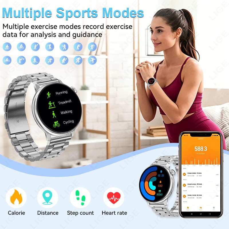 2026 Fashion Elegant Smart Wat - Luxury Watch In The World recension och pris