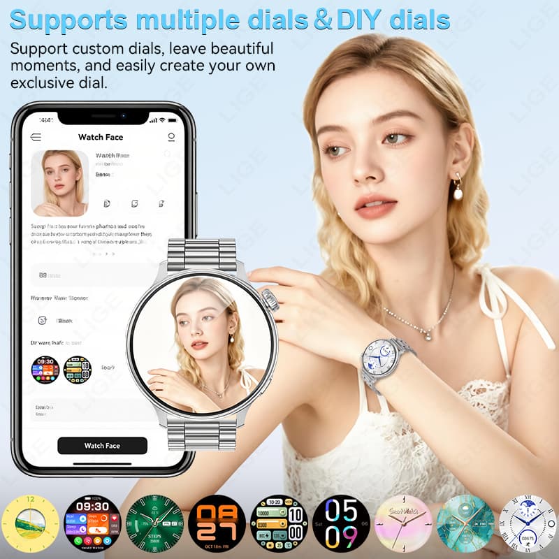 2026 Fashion Elegant Smart Wat - Luxury Watch In The World recension och pris
