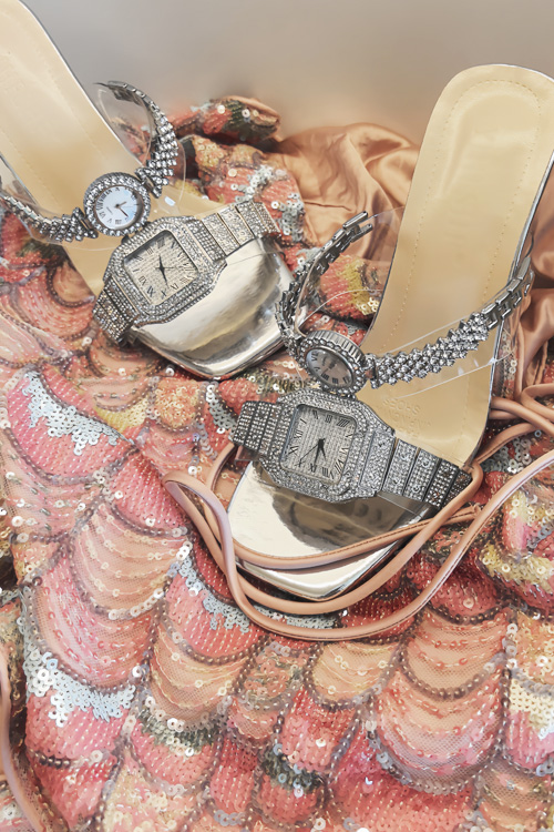 Original design Crystal watch  - Luxury Watch Leather recension och pris