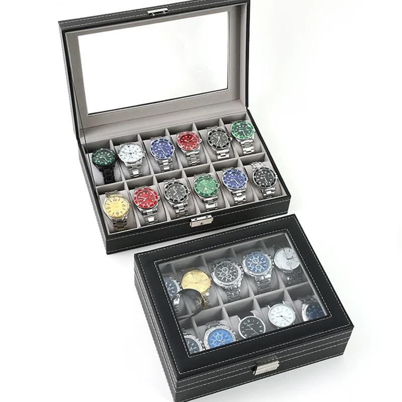PU Leather Display Box with Mu - Luxury Watch Packaging Box recension och pris