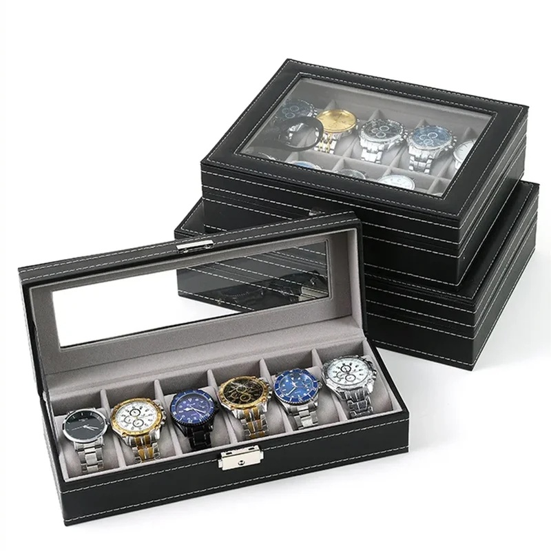PU Leather Display Box with Mu - Luxury Watch Packaging Box recension och pris