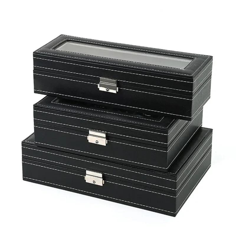 PU Leather Display Box with Mu - Luxury Watch Packaging Box recension och pris