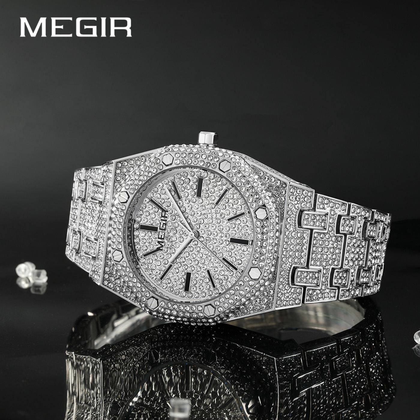 MEGIR Luxury Quartz Rhinestone - Luxury Watch Brand recension och pris
