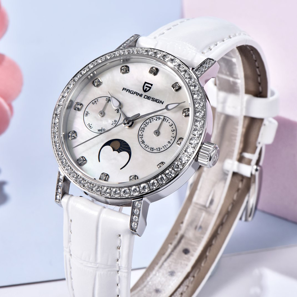 PAGANI DESIGN Women Quartz Wat - Luxury Watch Leather recension och pris