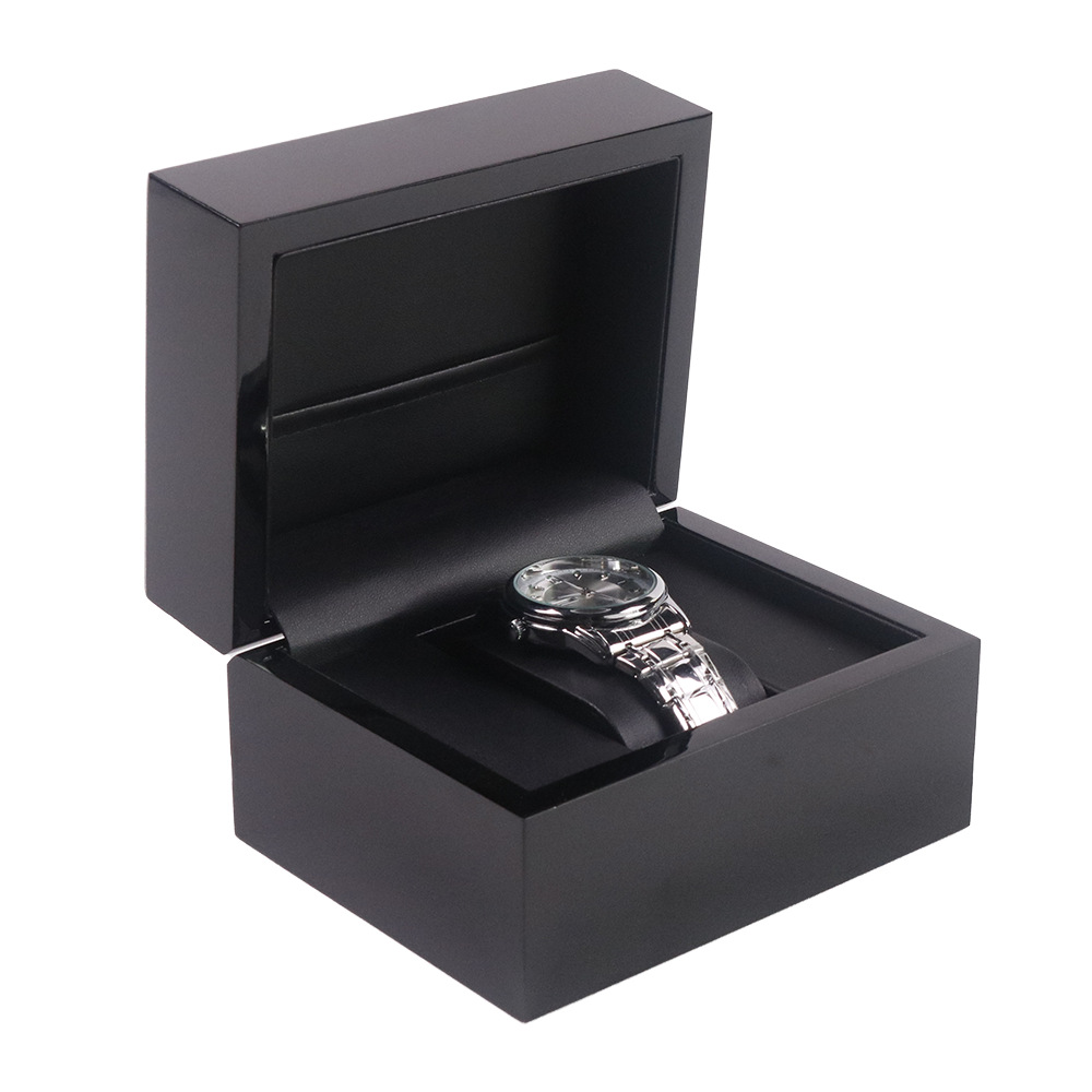 Black High-Gloss Lacquer Singl - Luxury Watch Packaging Box recension och pris