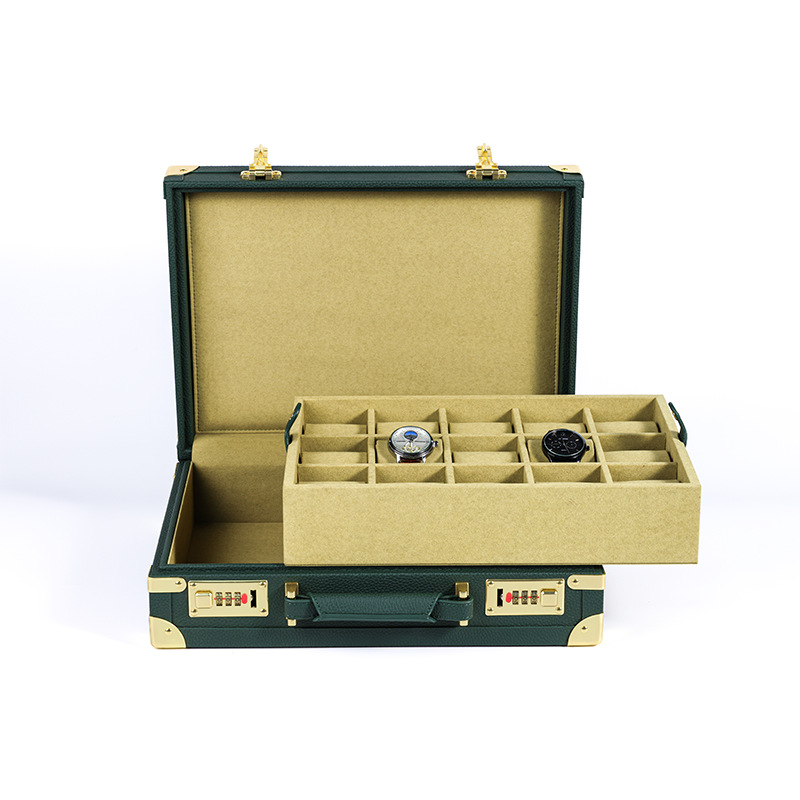 OEM ODM Luxury 15 Slots Green  - Luxury Watch Leather recension och pris