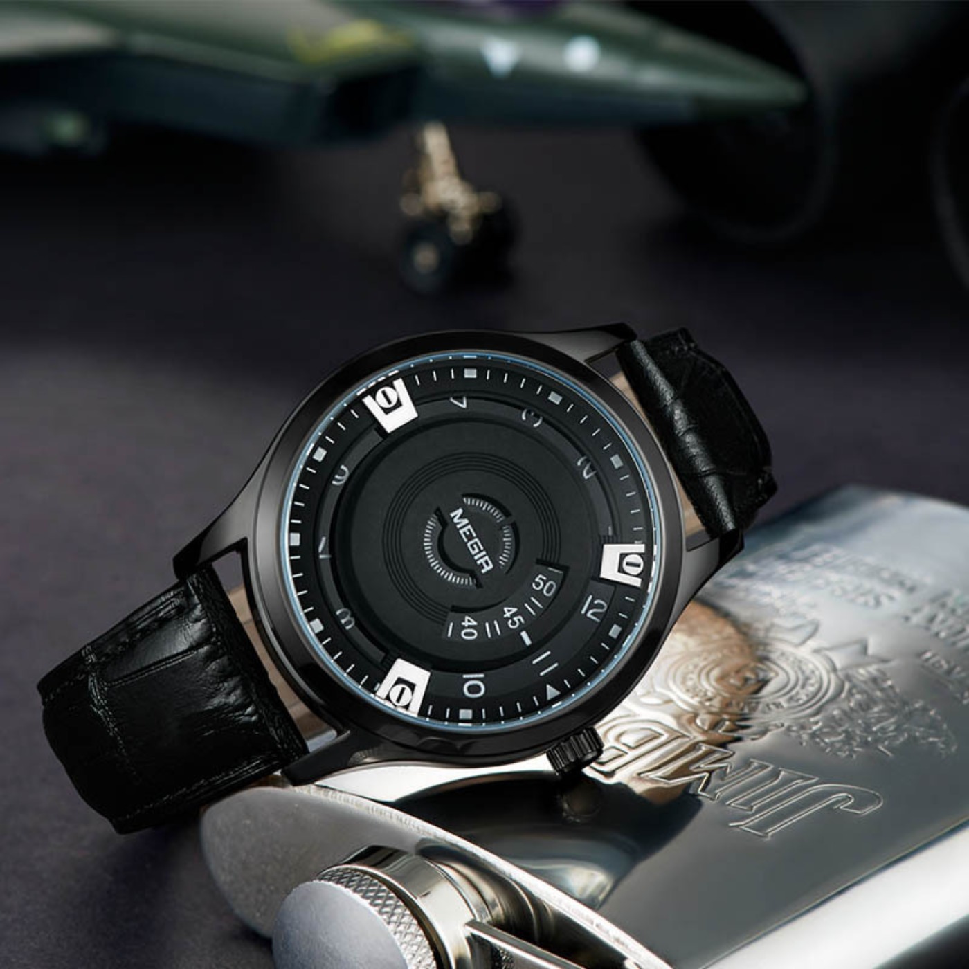 MEGIR Men Watches Luxury Leath - Luxury Watch Leather recension och pris