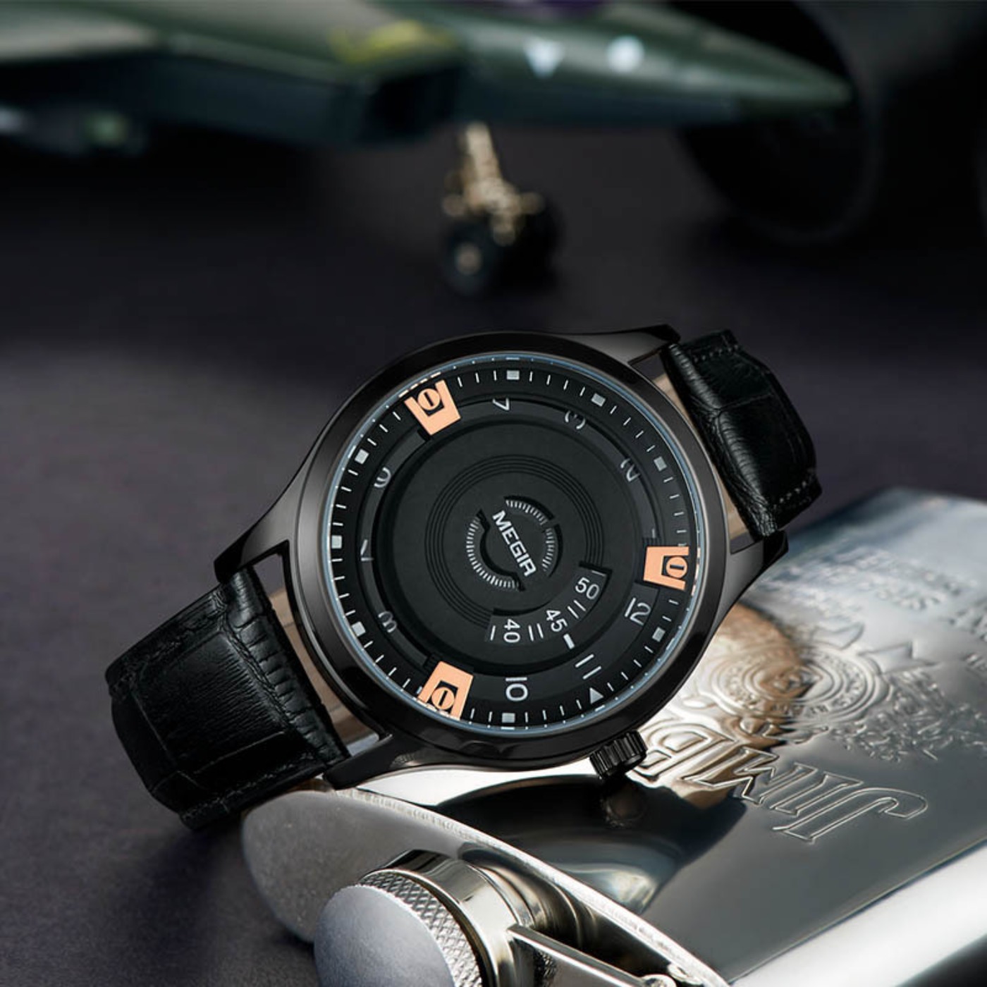 MEGIR Men Watches Luxury Leath - Luxury Watch Leather recension och pris