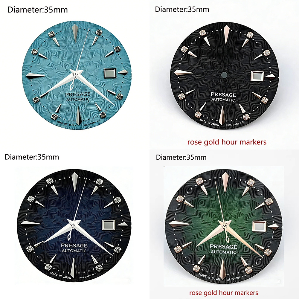 35mm S Logo Presage NH35 Dial  - Seiko Watch Presage recension och pris