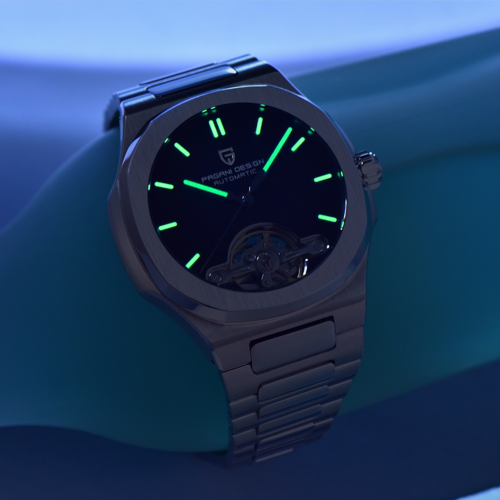 PAGANI DESIGN New Mechanical H - Tourbillon Movement Watch recension och pris