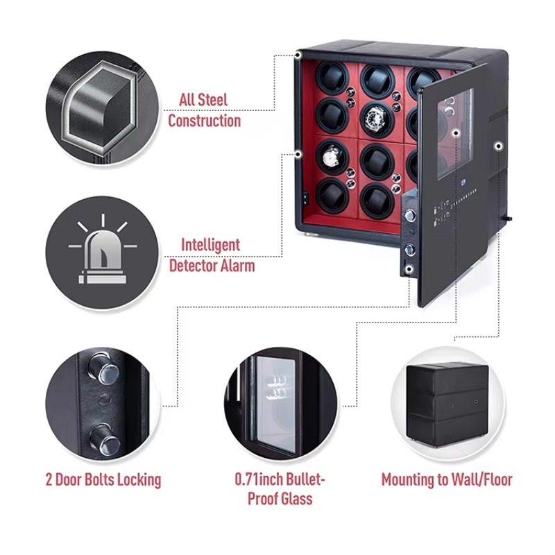 Luxury 12 Automatic Rotors and - Luxury Watch Winder Box recension och pris