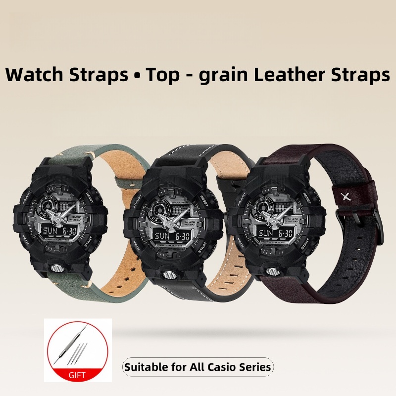 Genuine leather 16mm Strap For - Casio Watch G-Shock Dw-5600 recension och pris
