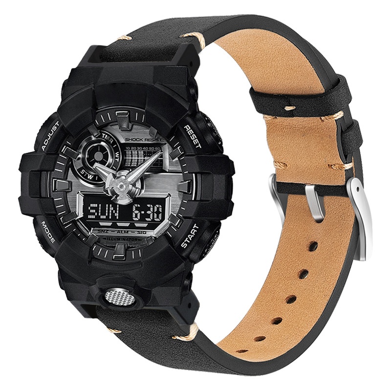 Genuine leather 16mm Strap For - Casio Watch G-Shock Dw-5600 recension och pris