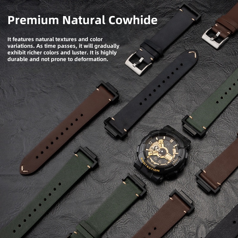 Genuine leather 16mm Strap For - Casio Watch G-Shock Dw-5600 recension och pris