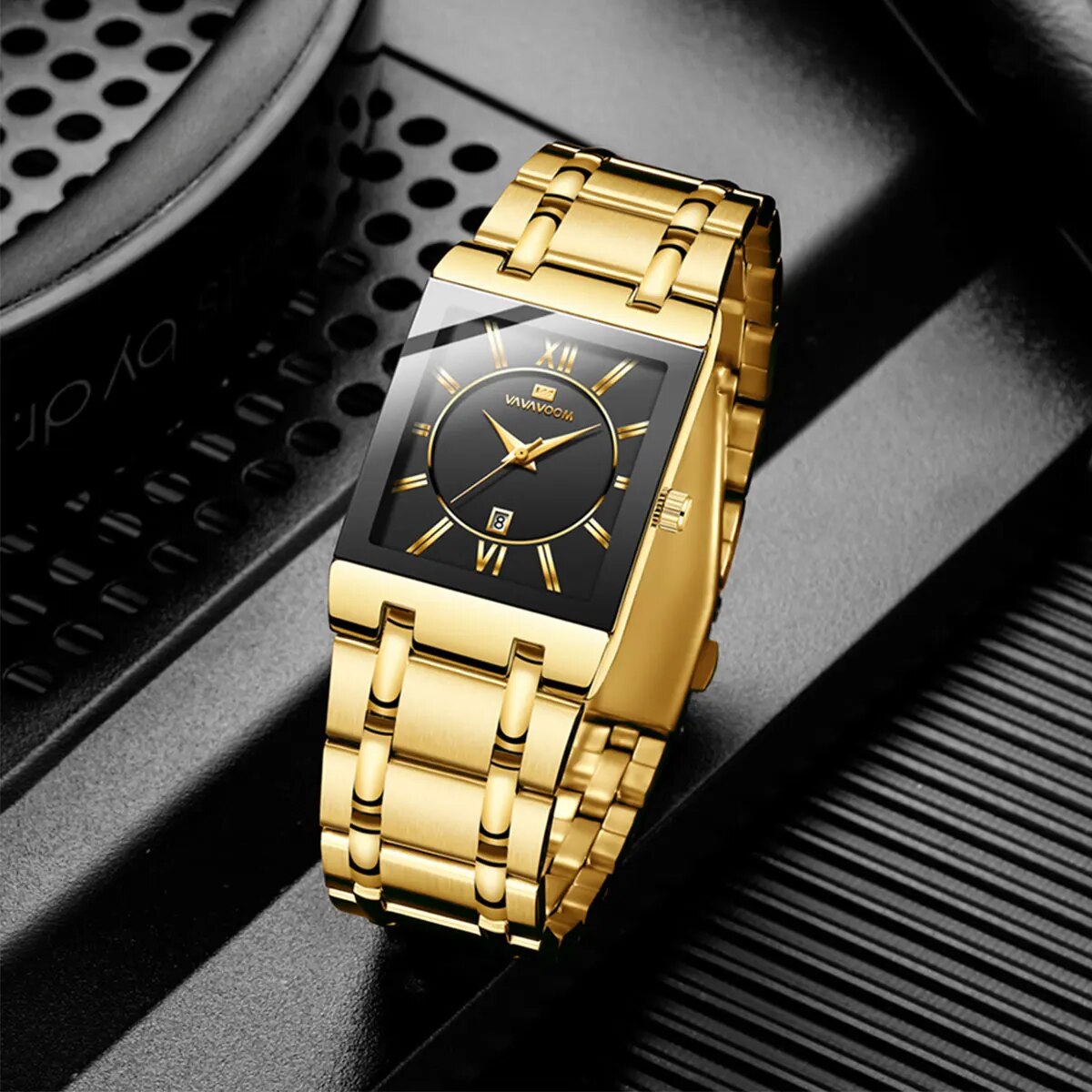 Men Business Watch Simple Desi - Luxury Watch Gold And Black recension och pris