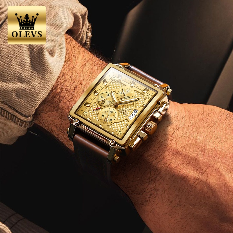 OLEVS Brand Mens Watches Water - Luxury Watch Brand recension och pris