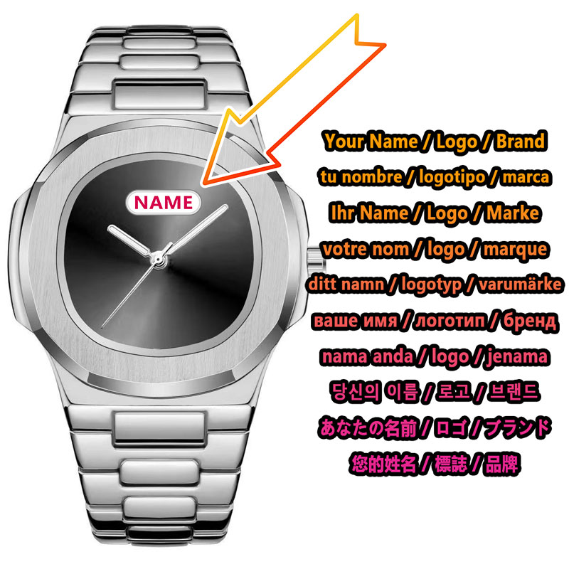 Custom Logo Men's Quartz Watch - Luxury Watch Brand recension och pris