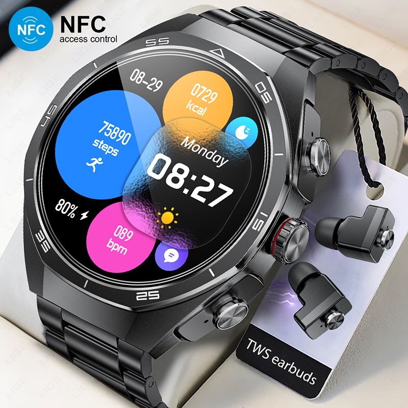 NEW For Android TWS Music Earb - Luxury Watch In The World recension och pris
